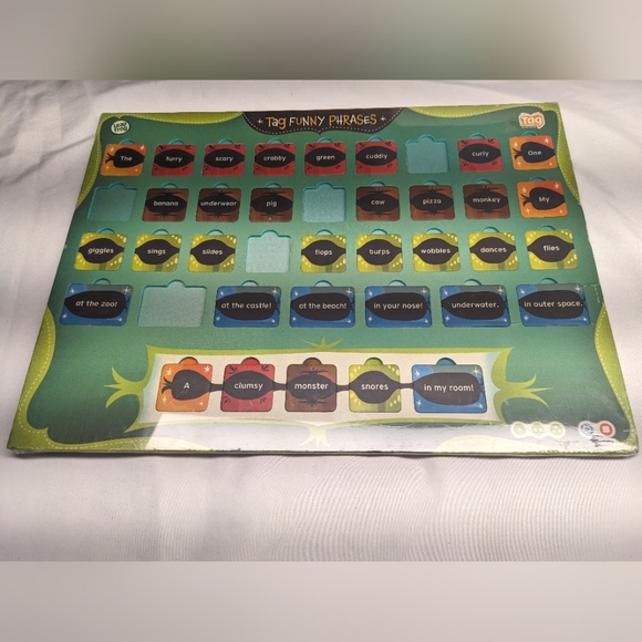 NIP NEW Vintage Rare LeapFrog Tag Funny Phrases Sealed - Picture 1 of 9